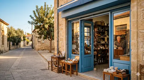 Local market in Cyprus
