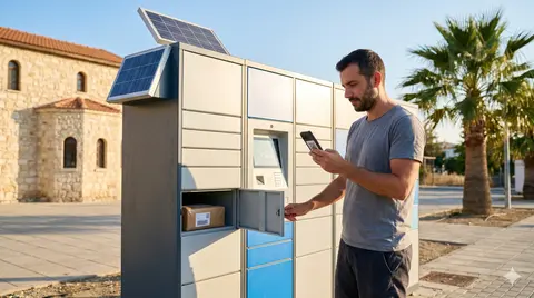 Parcel locker in Cyprus